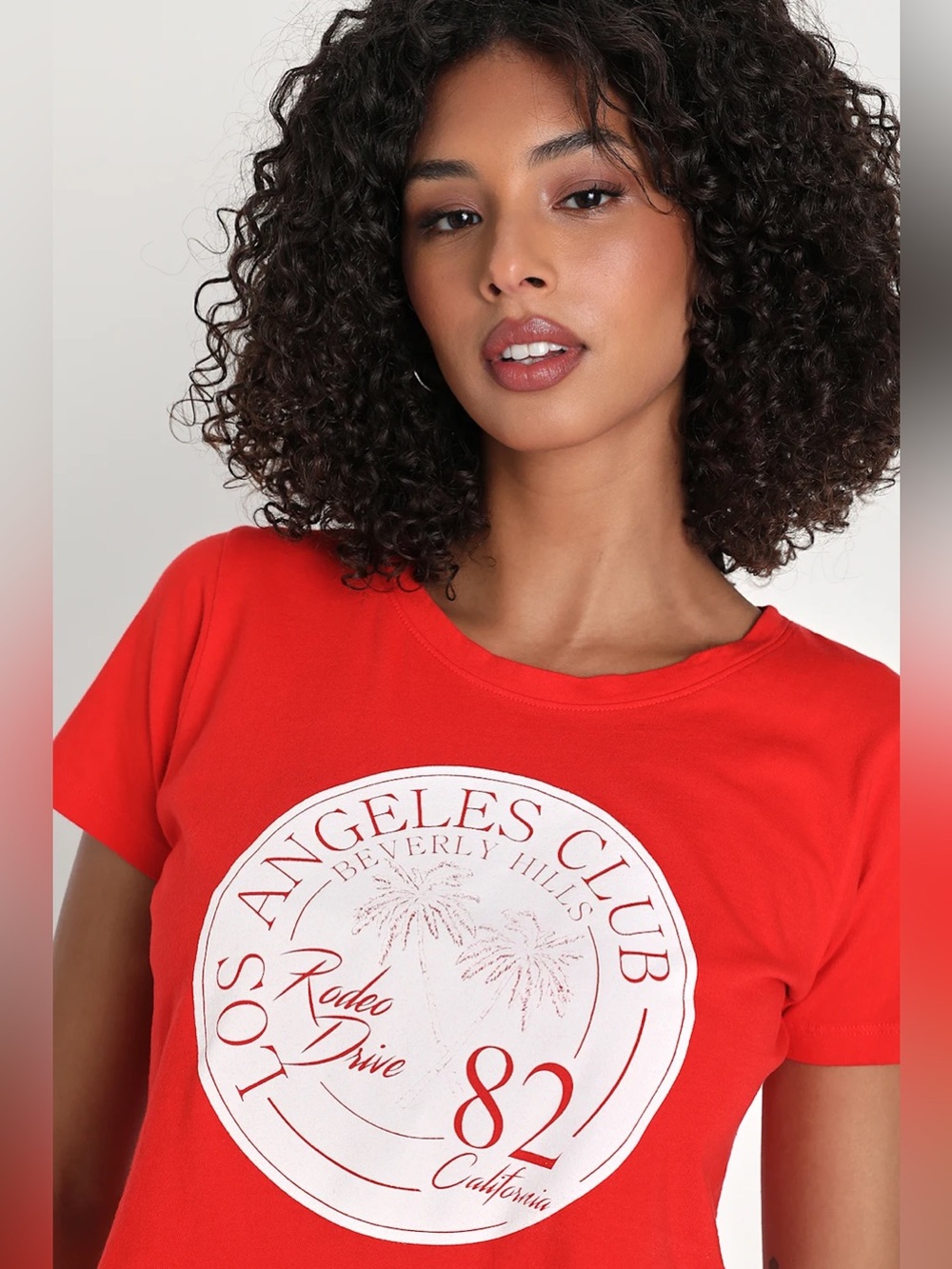 BNWT Prince Peter red crop tee XL